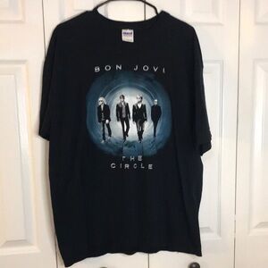 Bon Jovi The Circle Tour 2010-2011 Graphic T-Shirt
